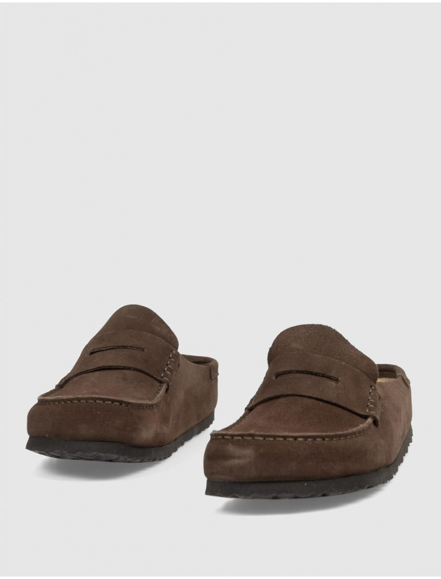 ZUECO BIRKENSTOCK NAPLES MARRoN