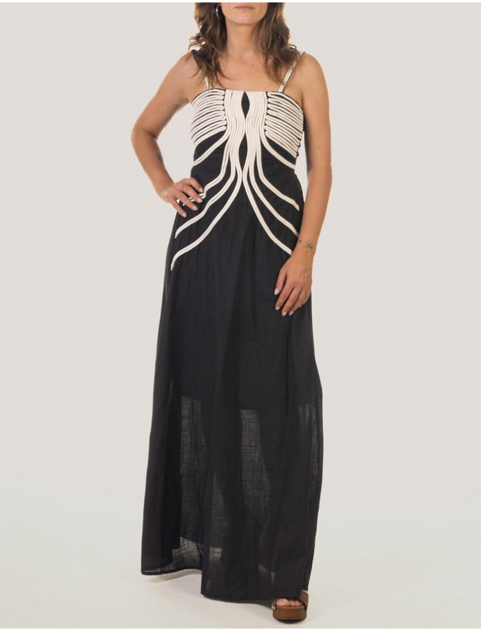 VESTIDO OBVIO LORO NEGRO