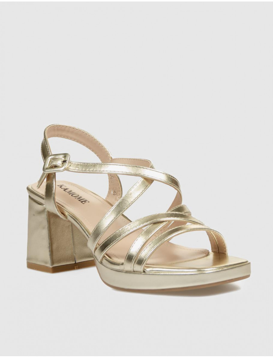 SANDALIA KAMOME TRENDS BUCCI ORO