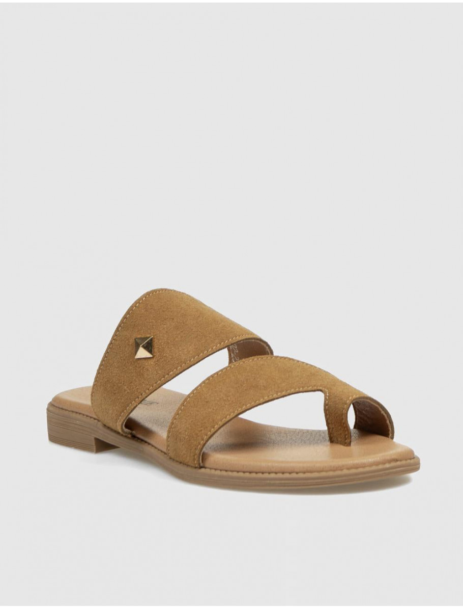 SANDALIA DE DEDO KAMOME TRENDS LISA CaMEL