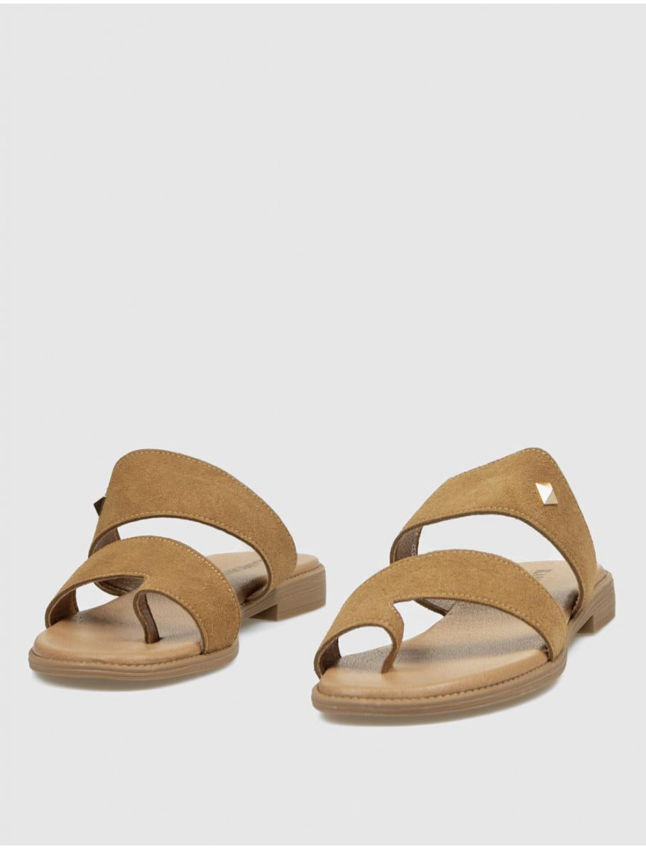 SANDALIA DE DEDO KAMOME TRENDS LISA CaMEL