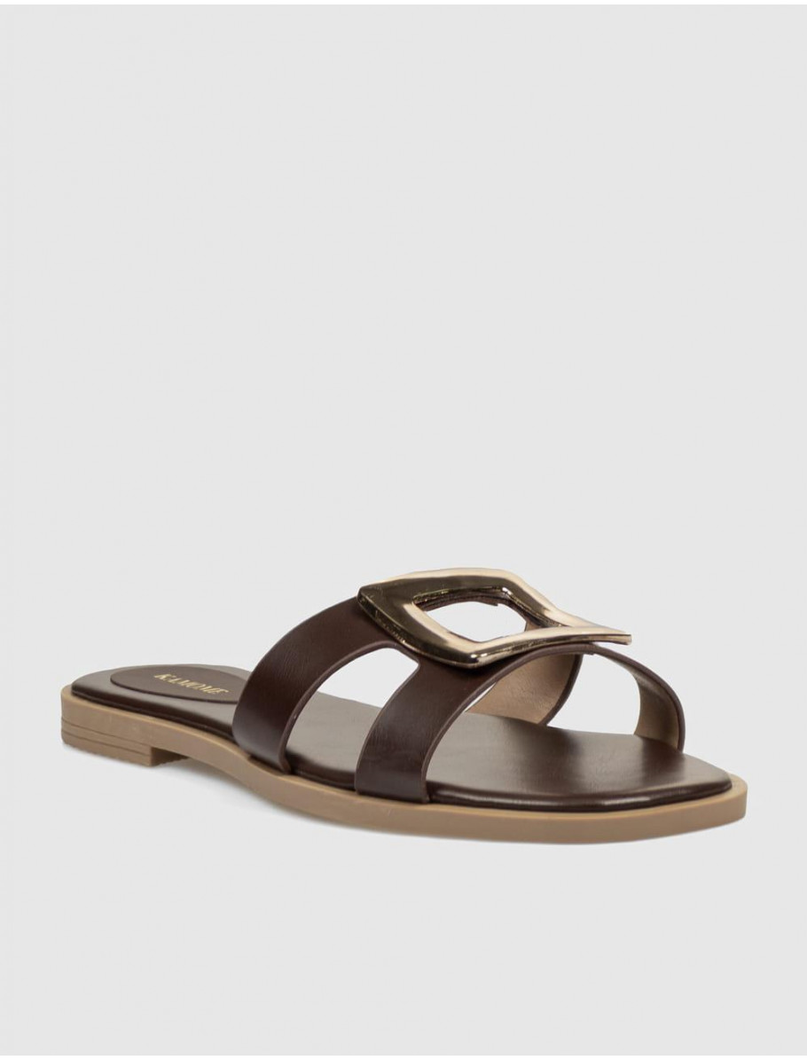 SANDALIA KAMOME TRENDS CHIARA MARRoN