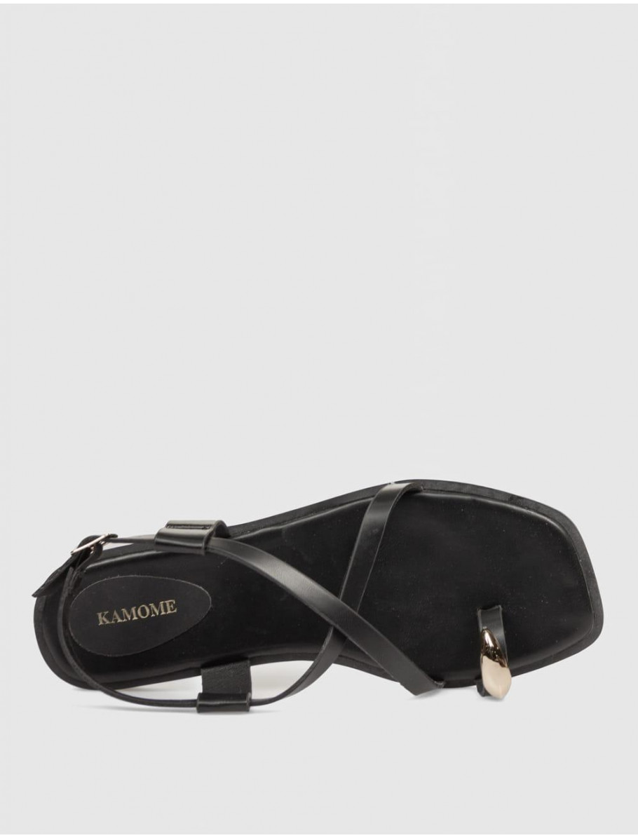 SANDALIA DE DEDO KAMOME TRENDS GIANNA NEGRO