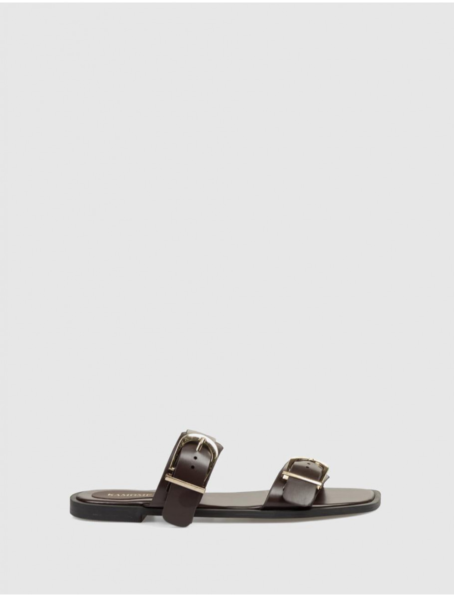SANDALIA KAMOME TRENDS BRIZZI MARRoN