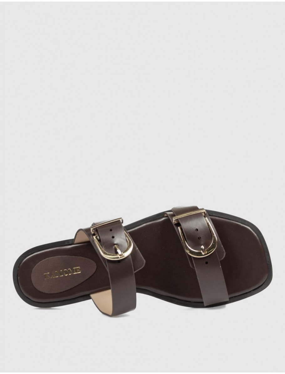 SANDALIA KAMOME TRENDS BRIZZI MARRoN