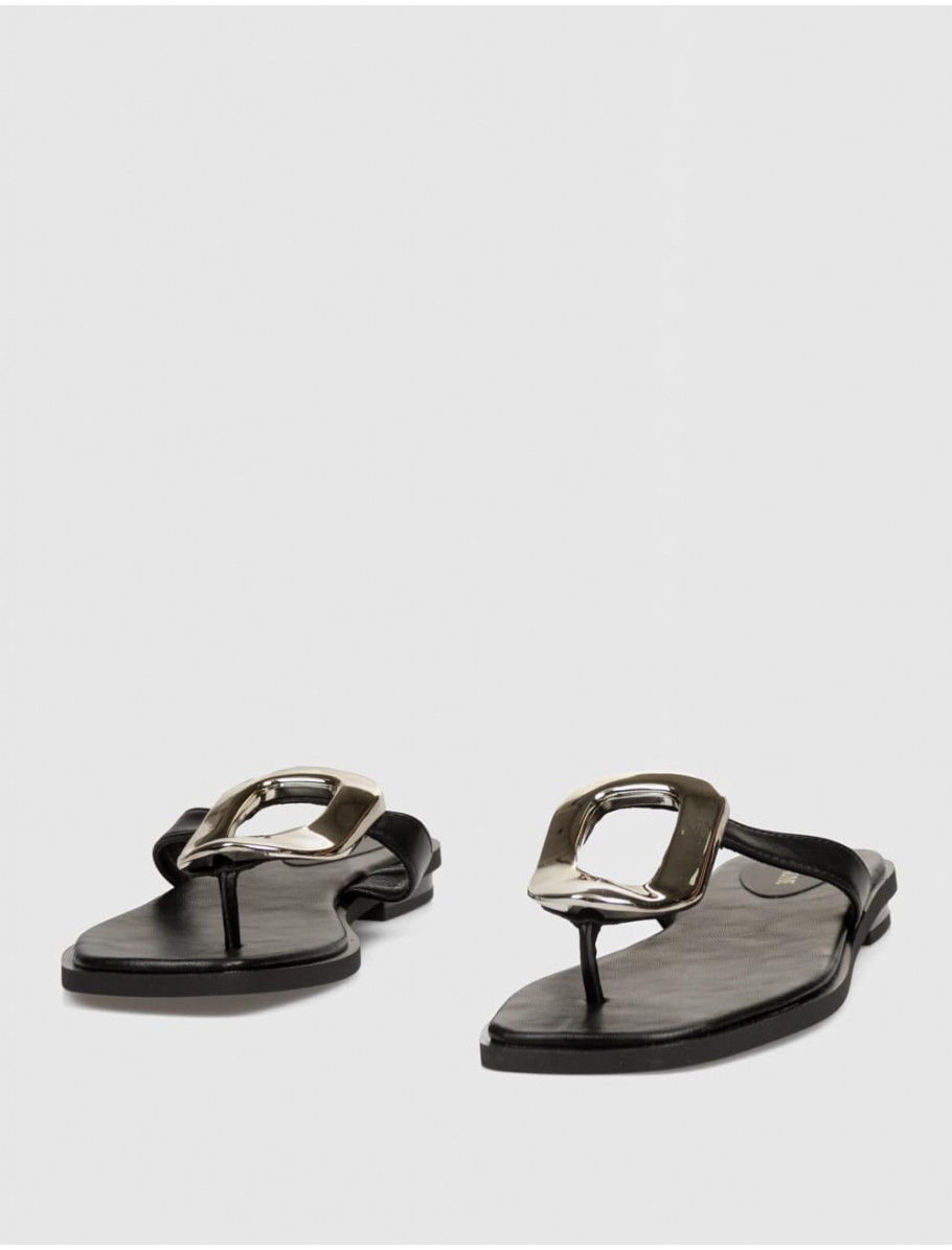 SANDALIA DE DEDO KAMOME TRENDS SANGO NEGRO