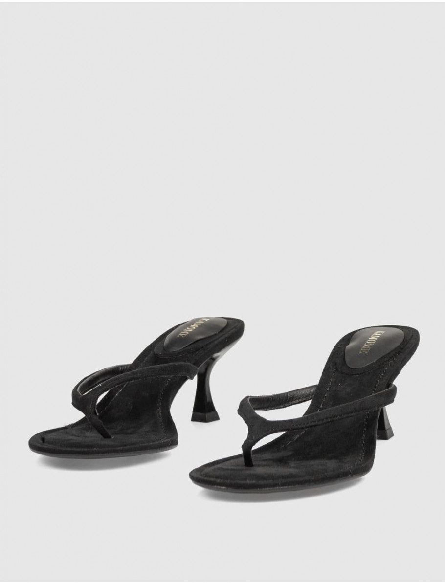 SANDALIA DE DEDO KAMOME TRENDS ANAYA NEGRO