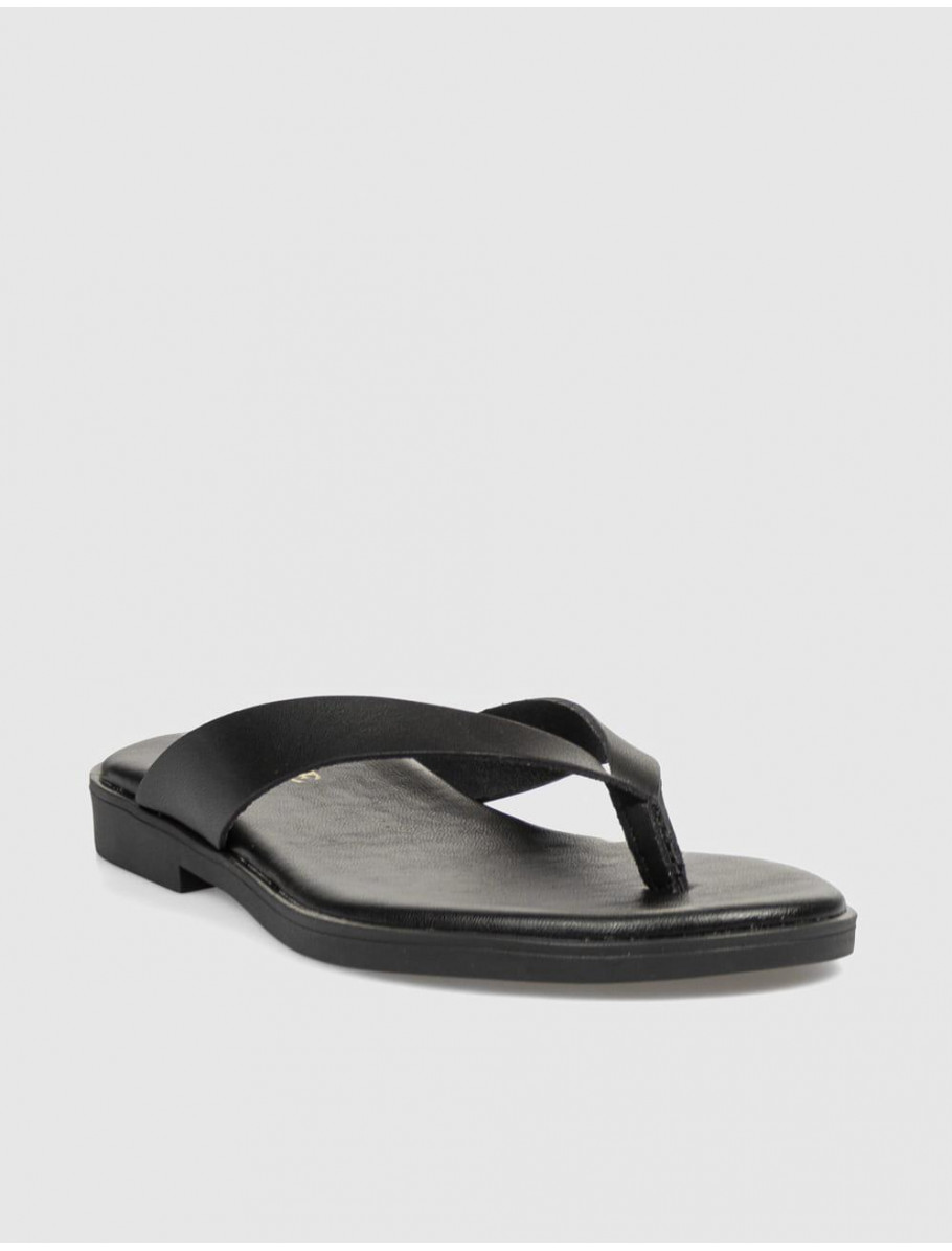 SANDALIA DE DEDO KAMOME ENDY NEGRO