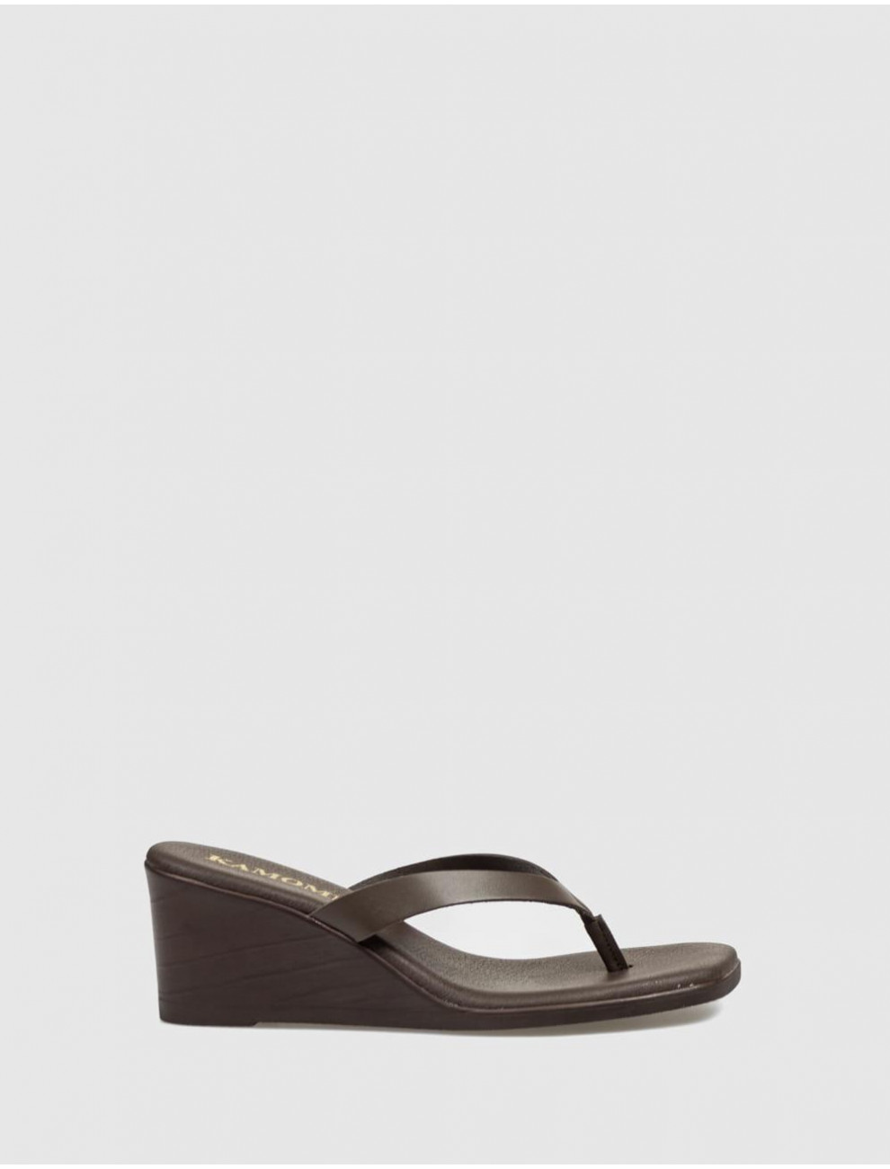 SANDALIA DE DEDO KAMOME MAFFI MARRoN