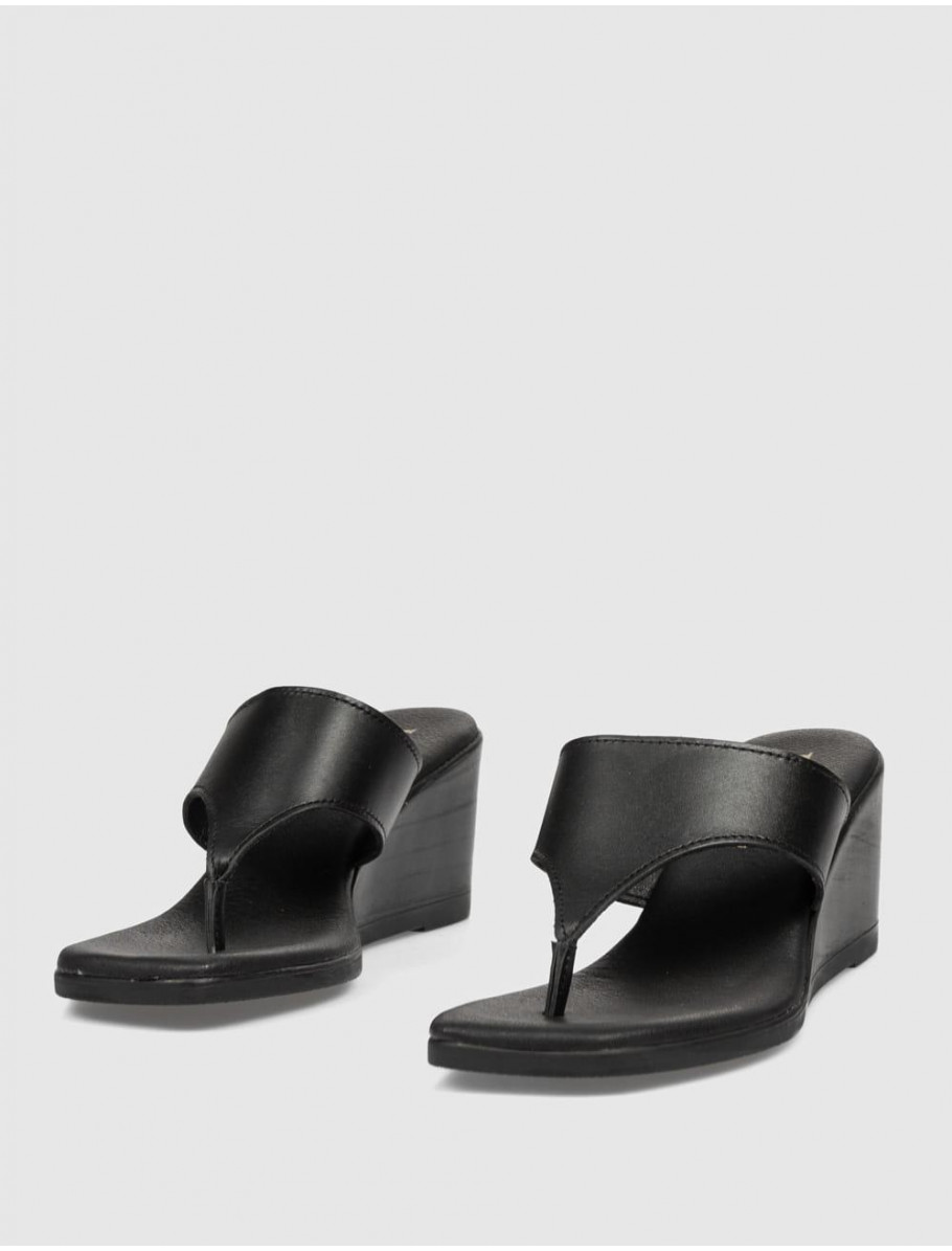 SANDALIA ESCLAVA KAMOME RAKI NEGRO