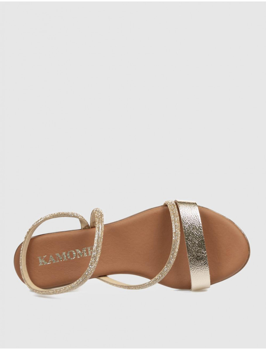 SANDALIA KAMOME BIERI PLATINO