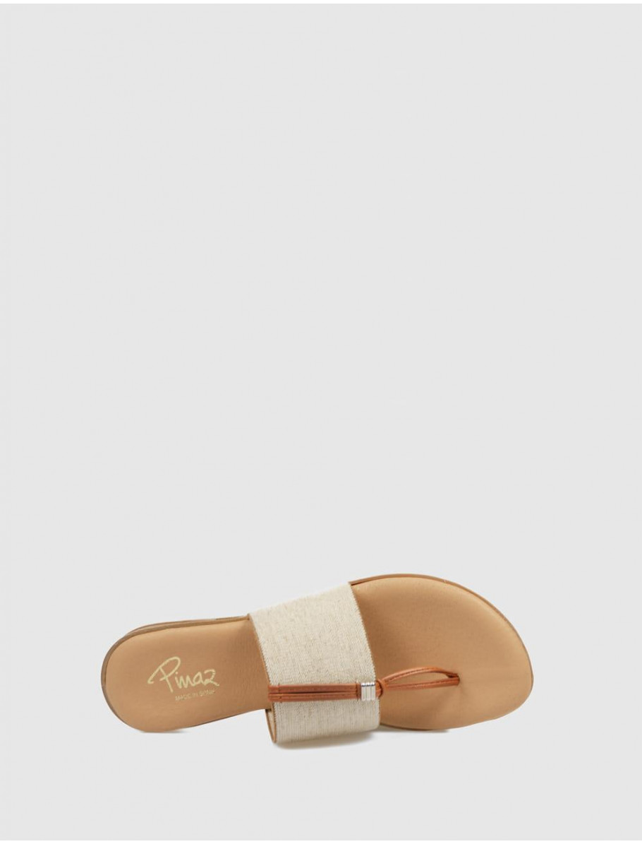 SANDALIA DE DEDO PINAZ 630 BEIG