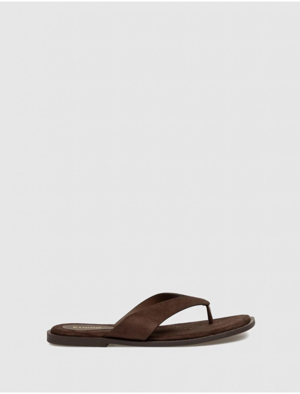 SANDALIA DE DEDO KAMOME TRENDS MICOL MARRoN
