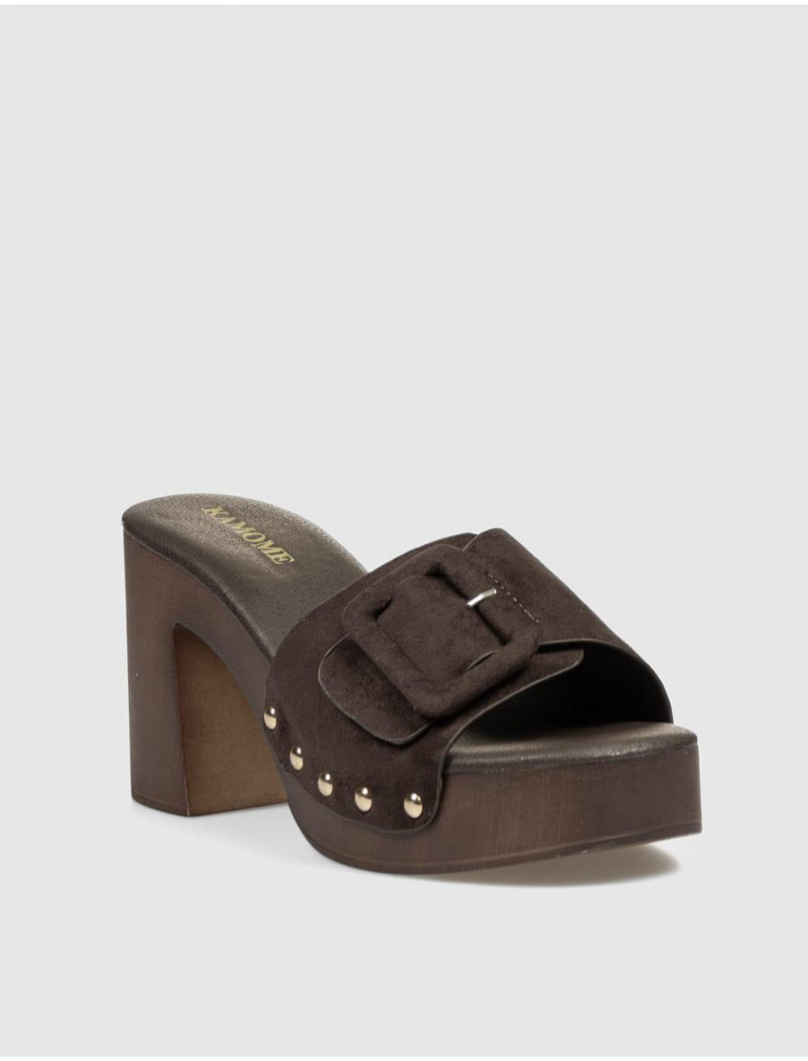 SANDALIA KAMOME TRENDS DUKA MARRoN