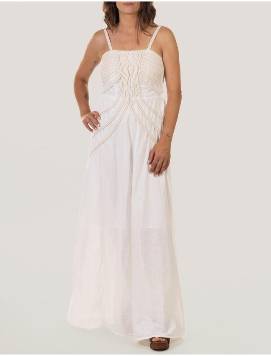 VESTIDO OBVIO LORO BLANCO
