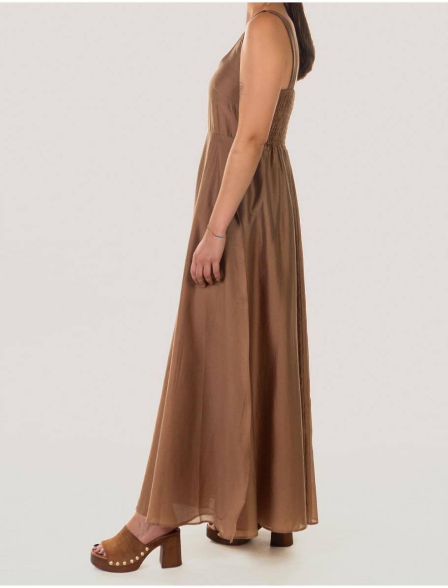 VESTIDO OBVIO BARA MARRÓN