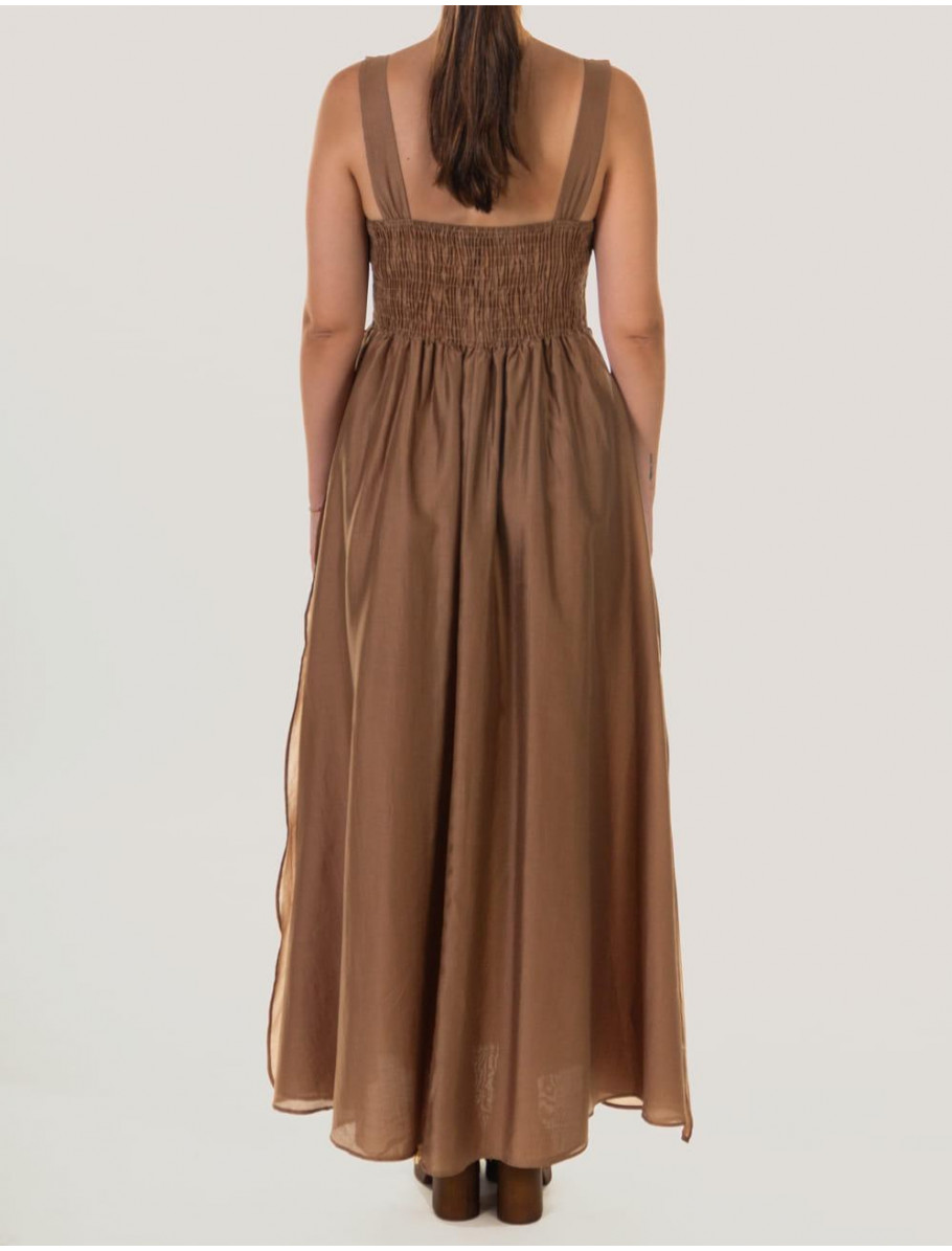 VESTIDO OBVIO BARA MARRÓN