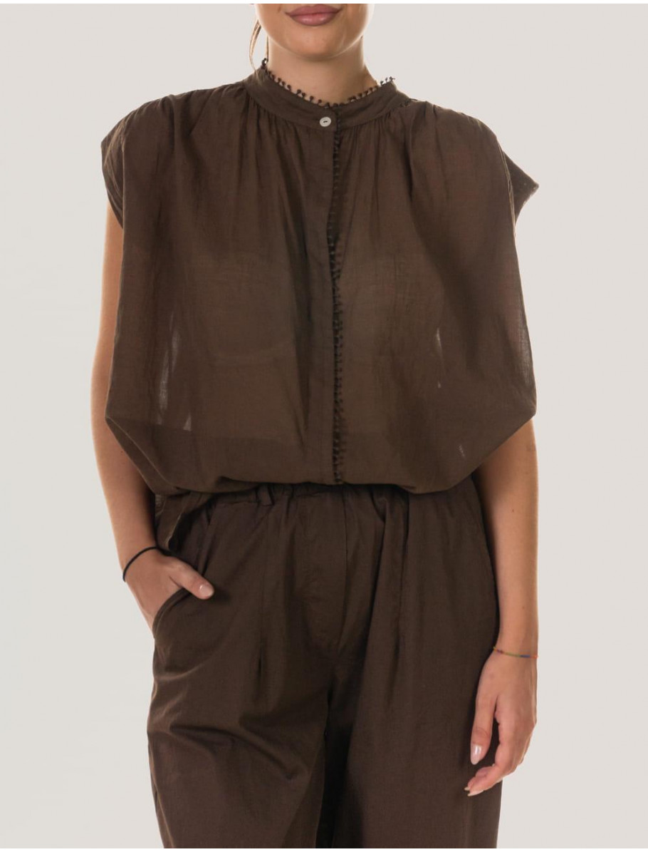 BLUSA OBVIO POVIC MARRoN