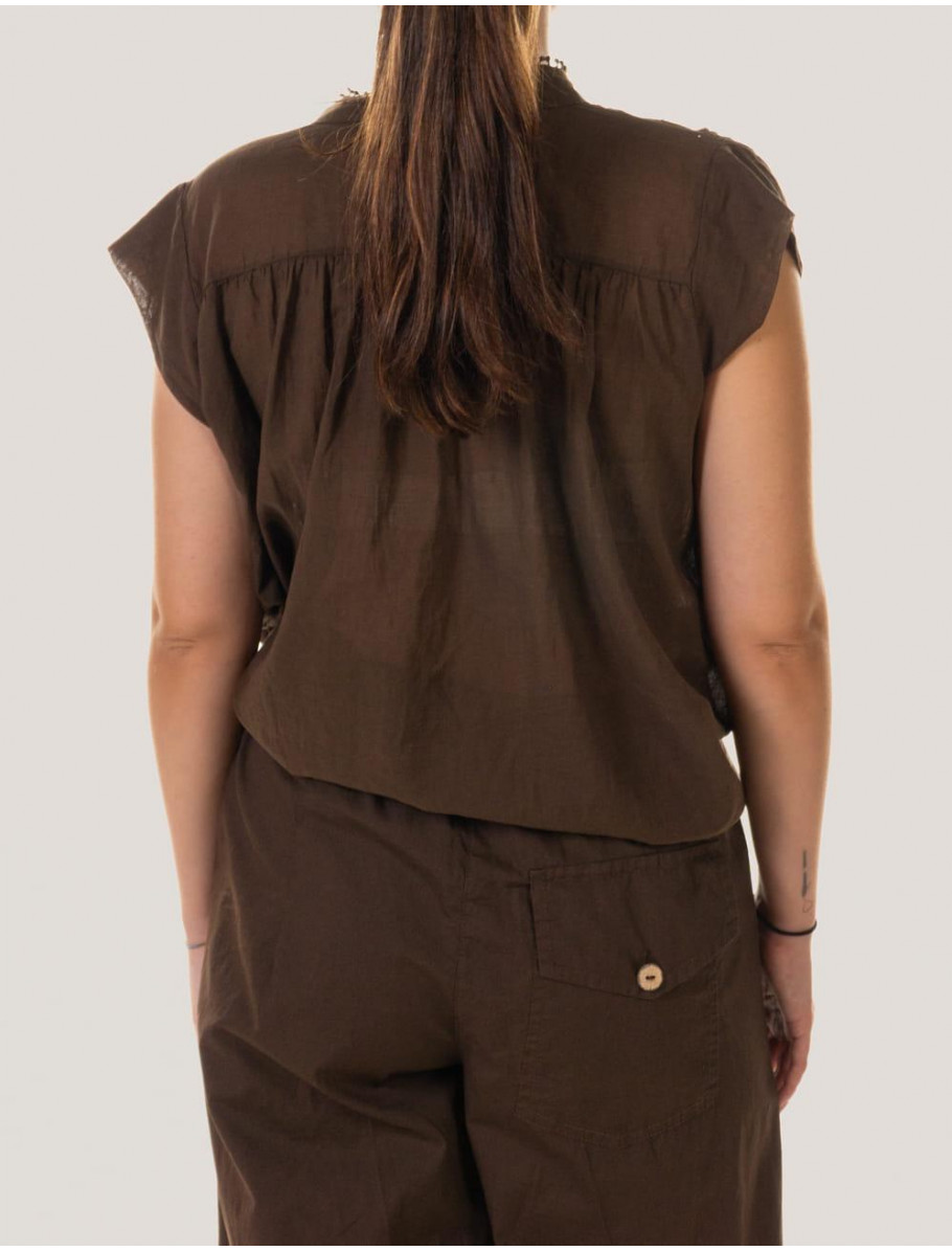 BLUSA OBVIO POVIC MARRoN