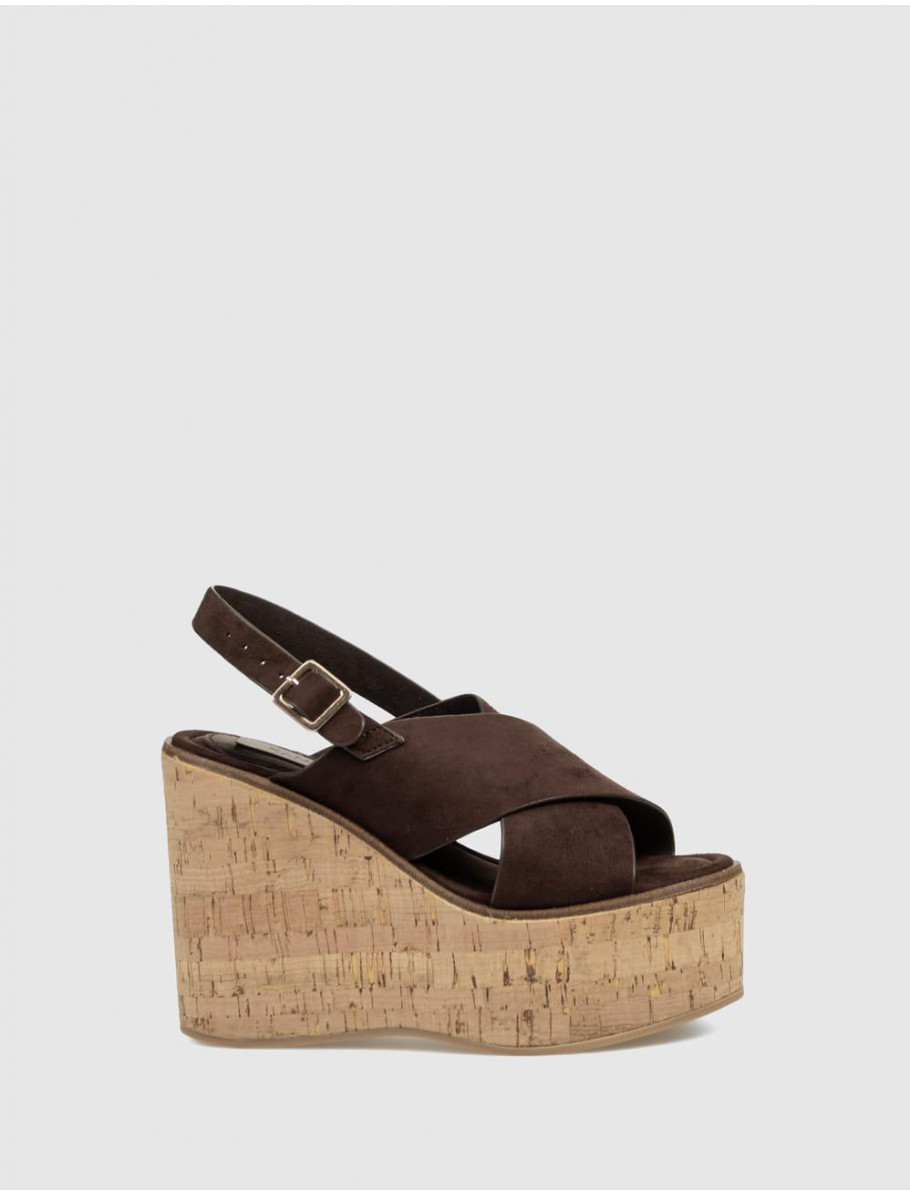 SANDALIA KAMOME TRENDS FALAK MARRoN
