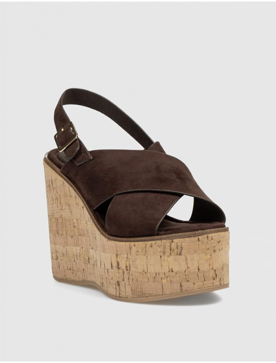 SANDALIA KAMOME TRENDS FALAK MARRoN