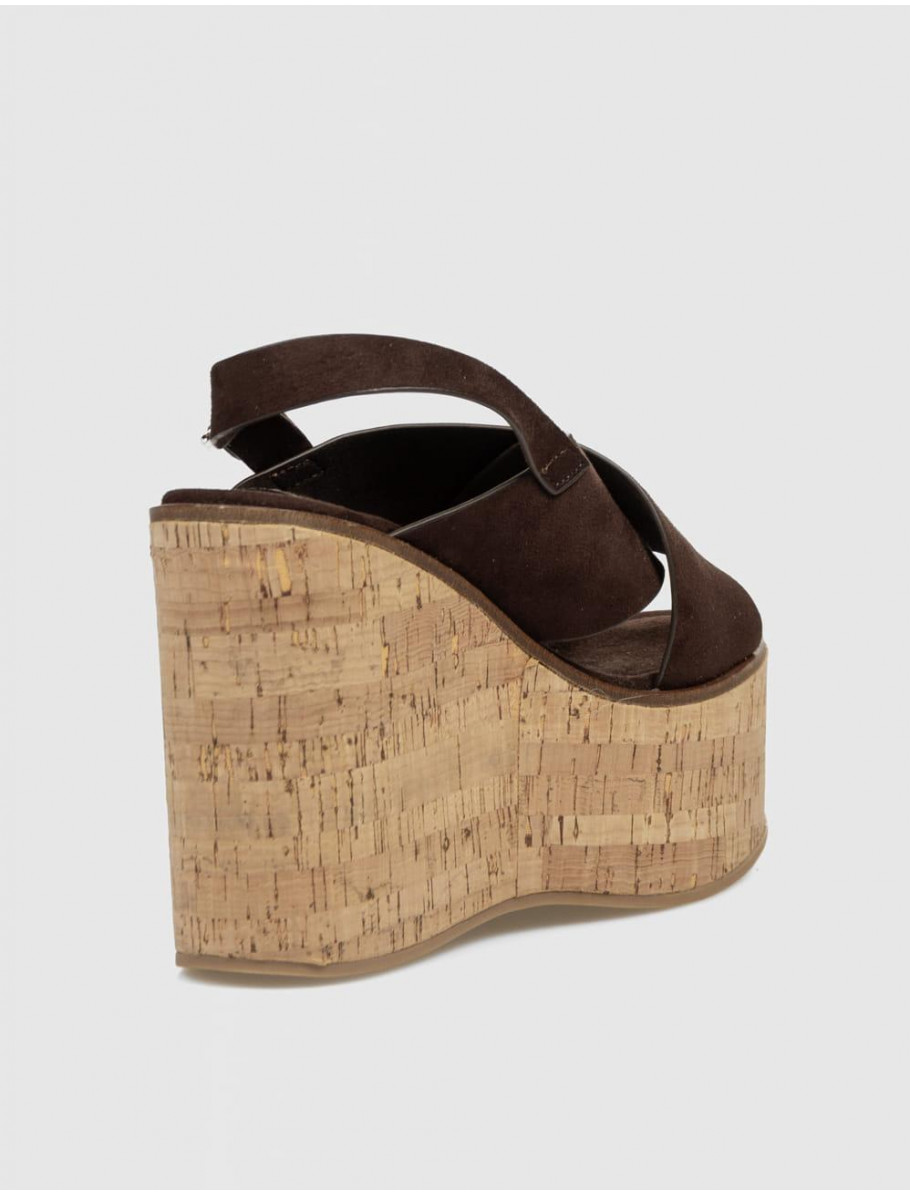 SANDALIA KAMOME TRENDS FALAK MARRoN