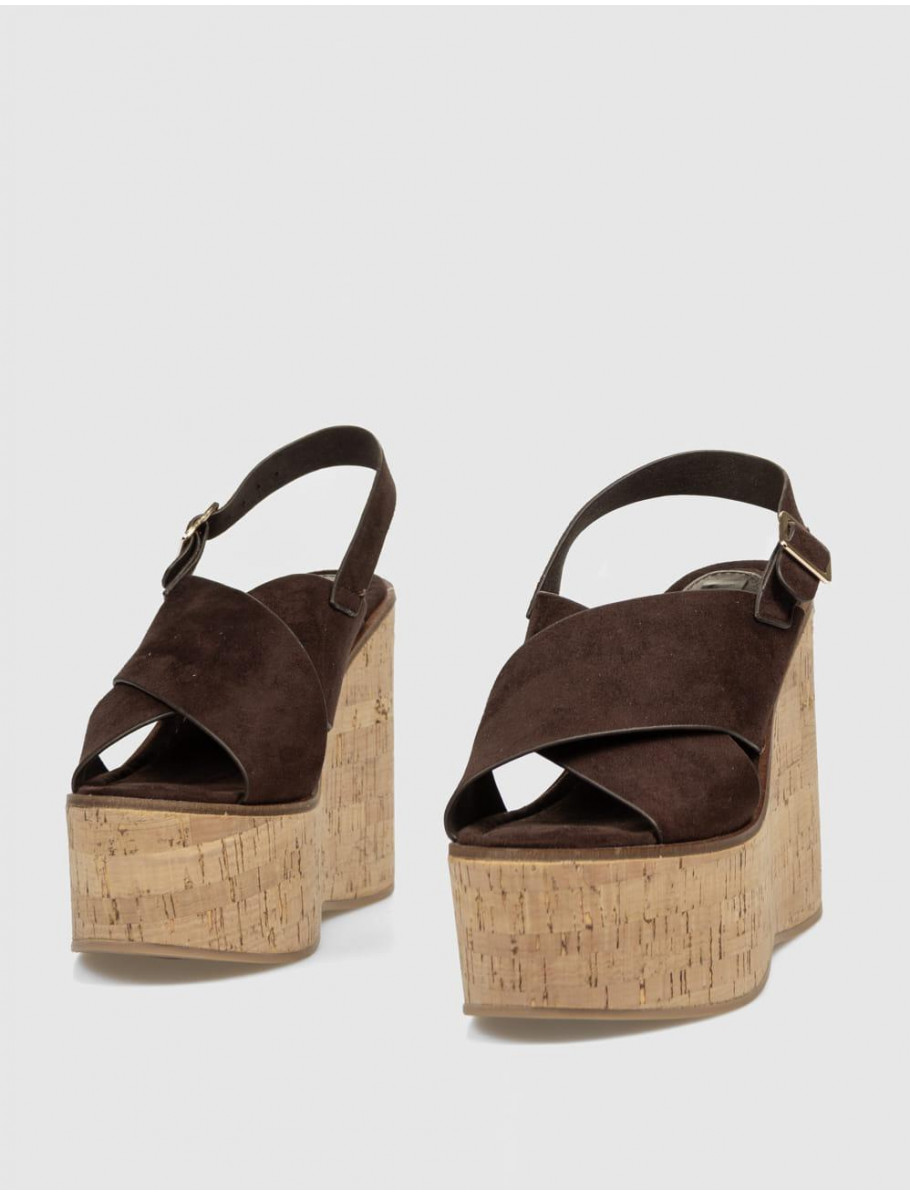 SANDALIA KAMOME TRENDS FALAK MARRoN