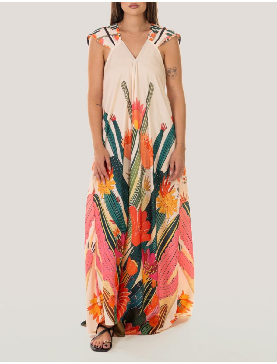 VESTIDO OBVIO SOLANY BEIG