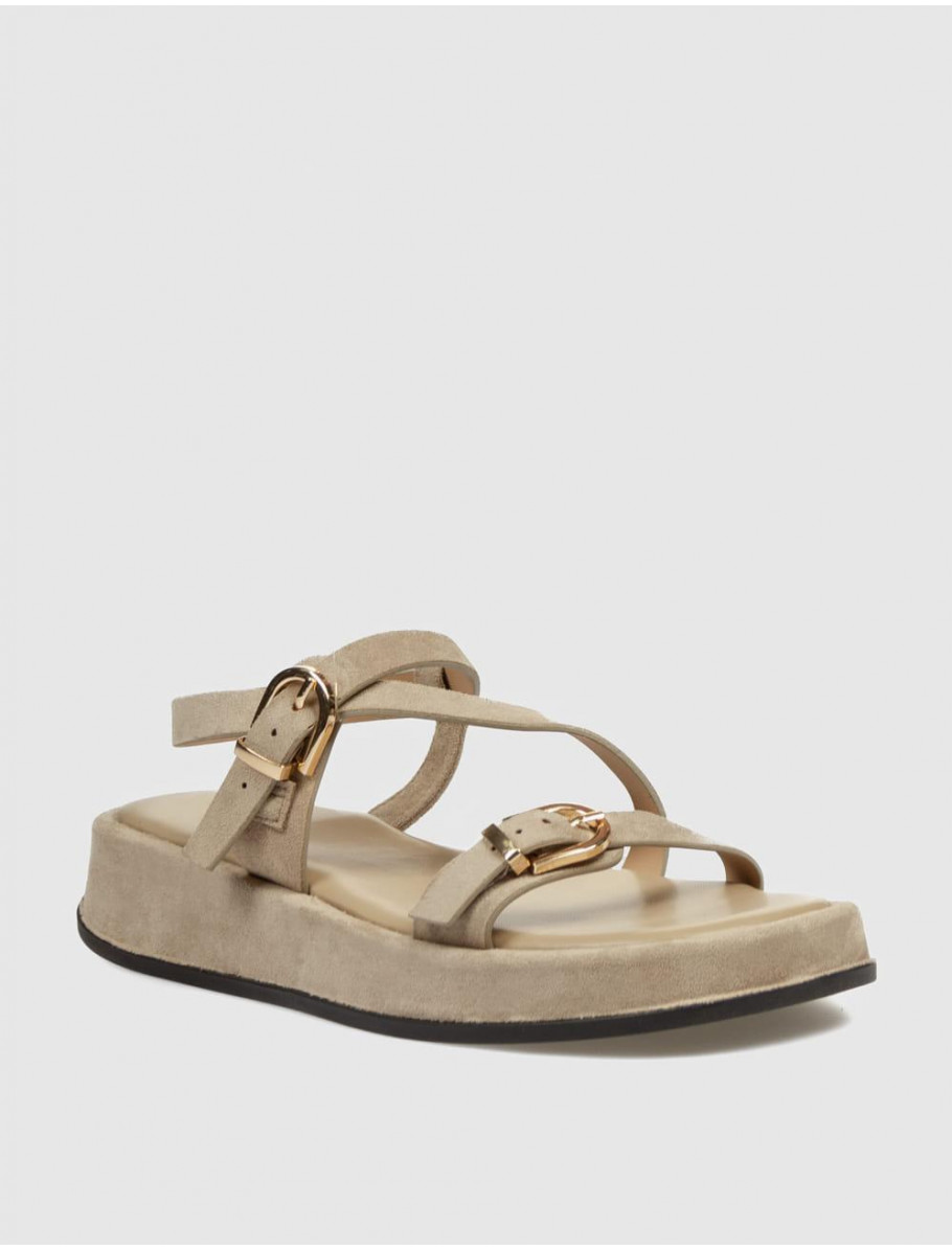 SANDALIA KAMOME TRENDS SERRA BEIG