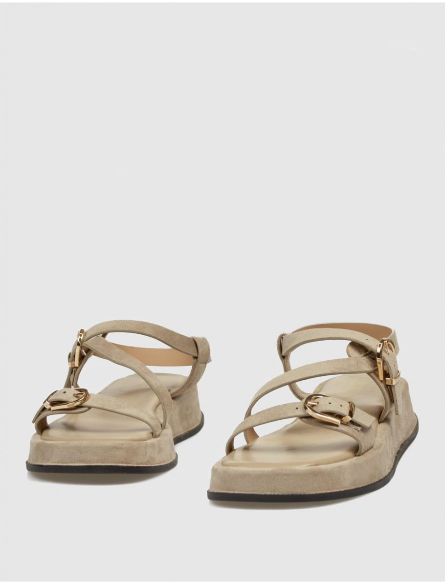SANDALIA KAMOME TRENDS SERRA BEIG