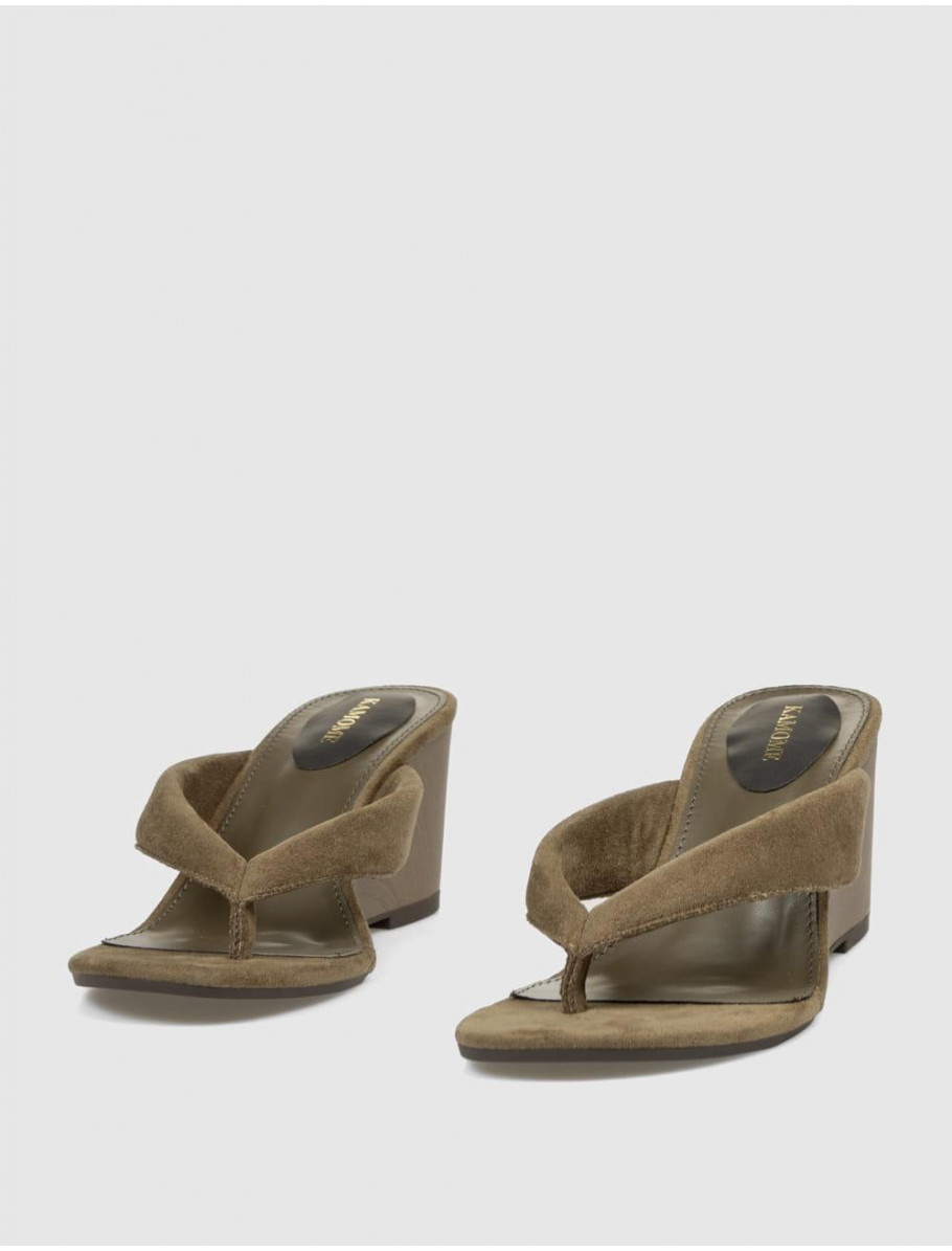 SANDALIA DE DEDO KAMOME TRENDS VADA VERDE