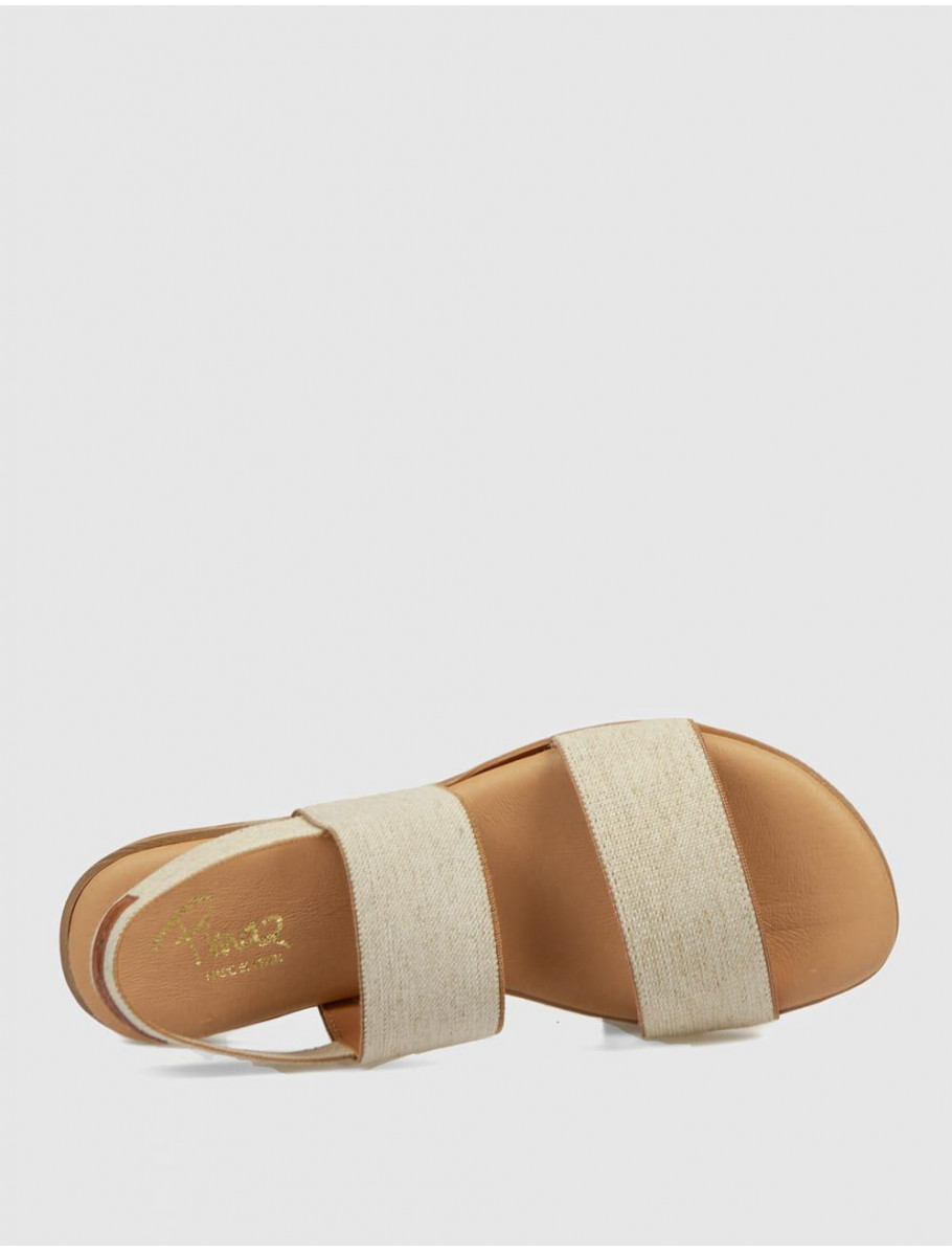 SANDALIA PINAZ 631 KAPUA BEIG