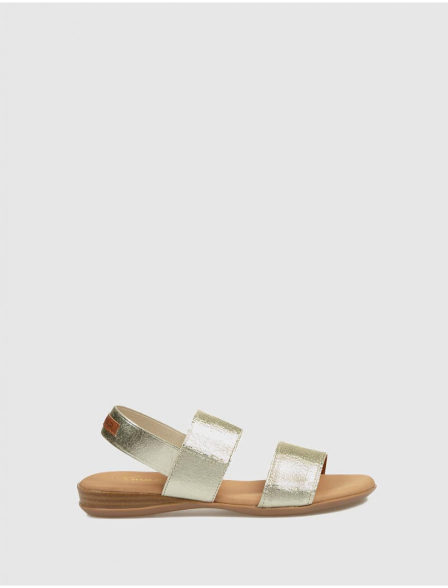 SANDALIA PINAZ 631 KAPUA PLATINO