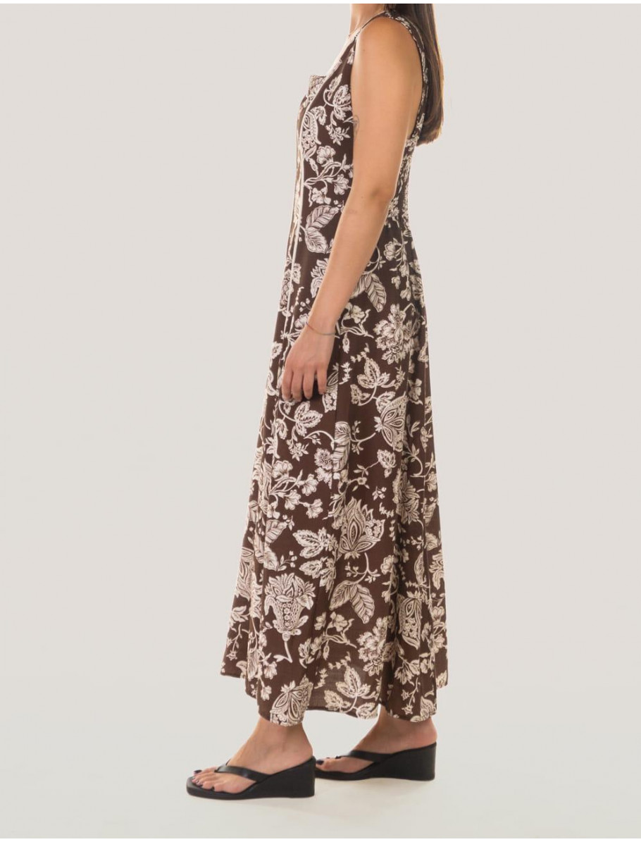 VESTIDO OBVIO MANDI MARRoN