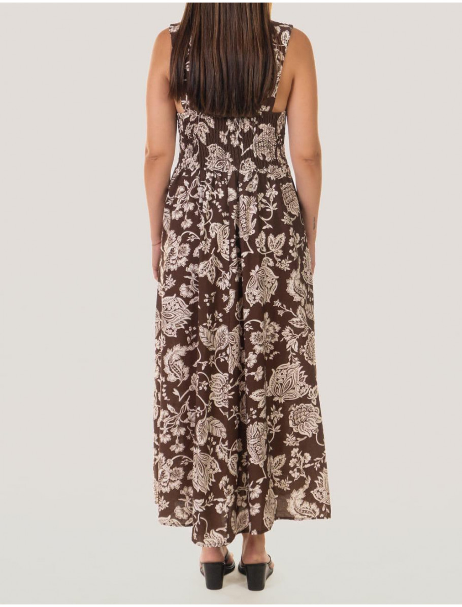 VESTIDO OBVIO MANDI MARRoN