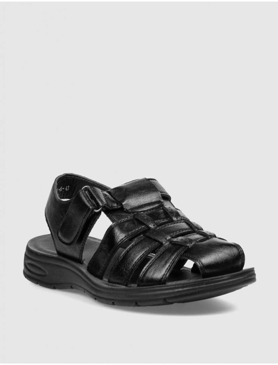 SANDALIA KAMOME TRENDS ALPINO NEGRO
