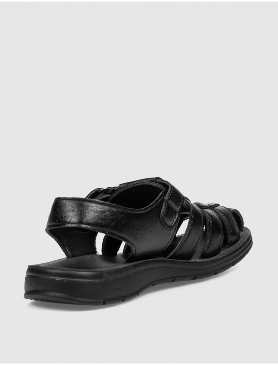 SANDALIA KAMOME TRENDS ALPINO NEGRO
