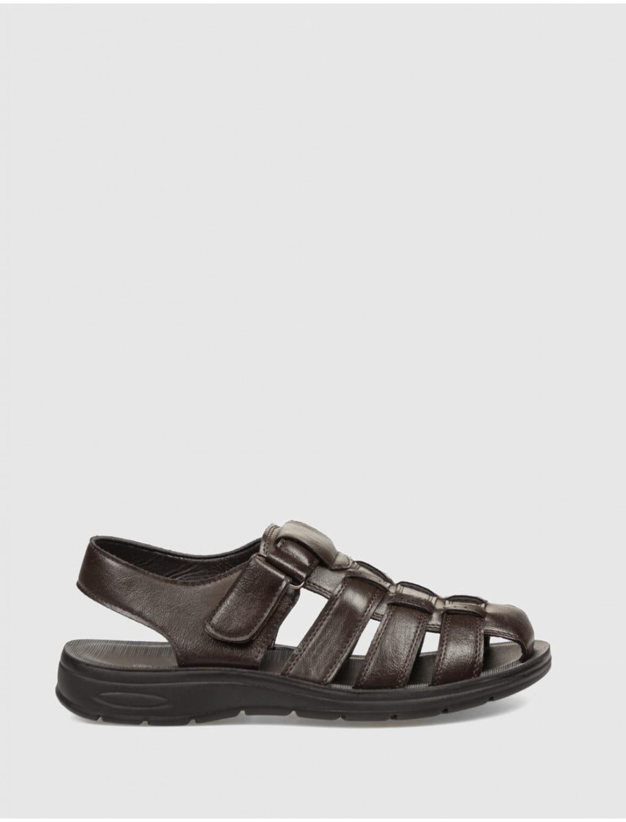 SANDALIA KAMOME TRENDS ALPINO MARRoN