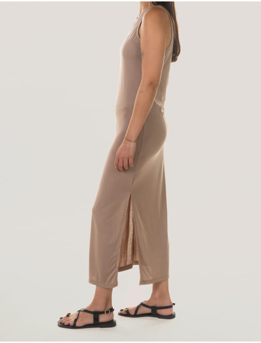 VESTIDO OBVIO GOUIR TAUPE