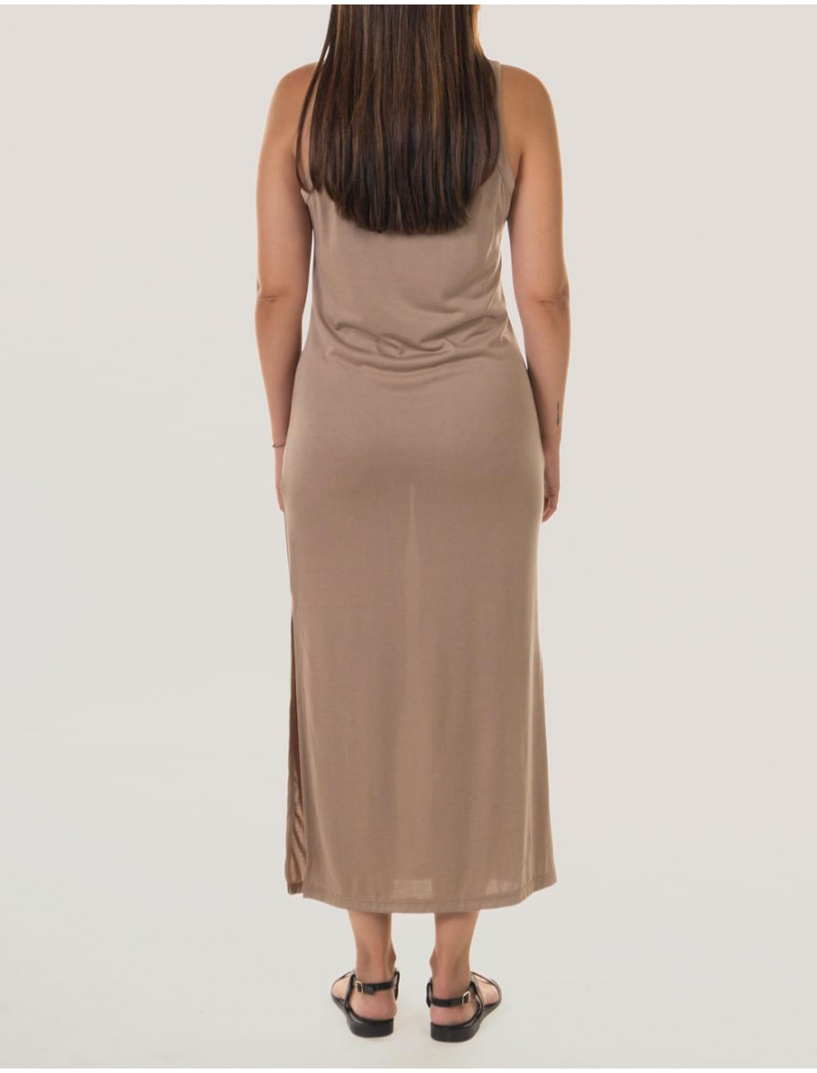 VESTIDO OBVIO GOUIR TAUPE