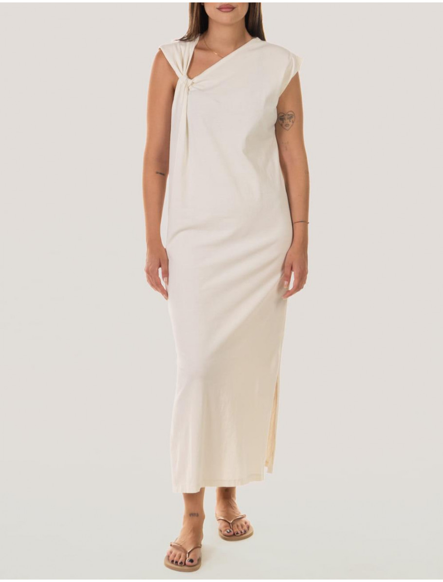 VESTIDO OBVIO BOUALI BEIG
