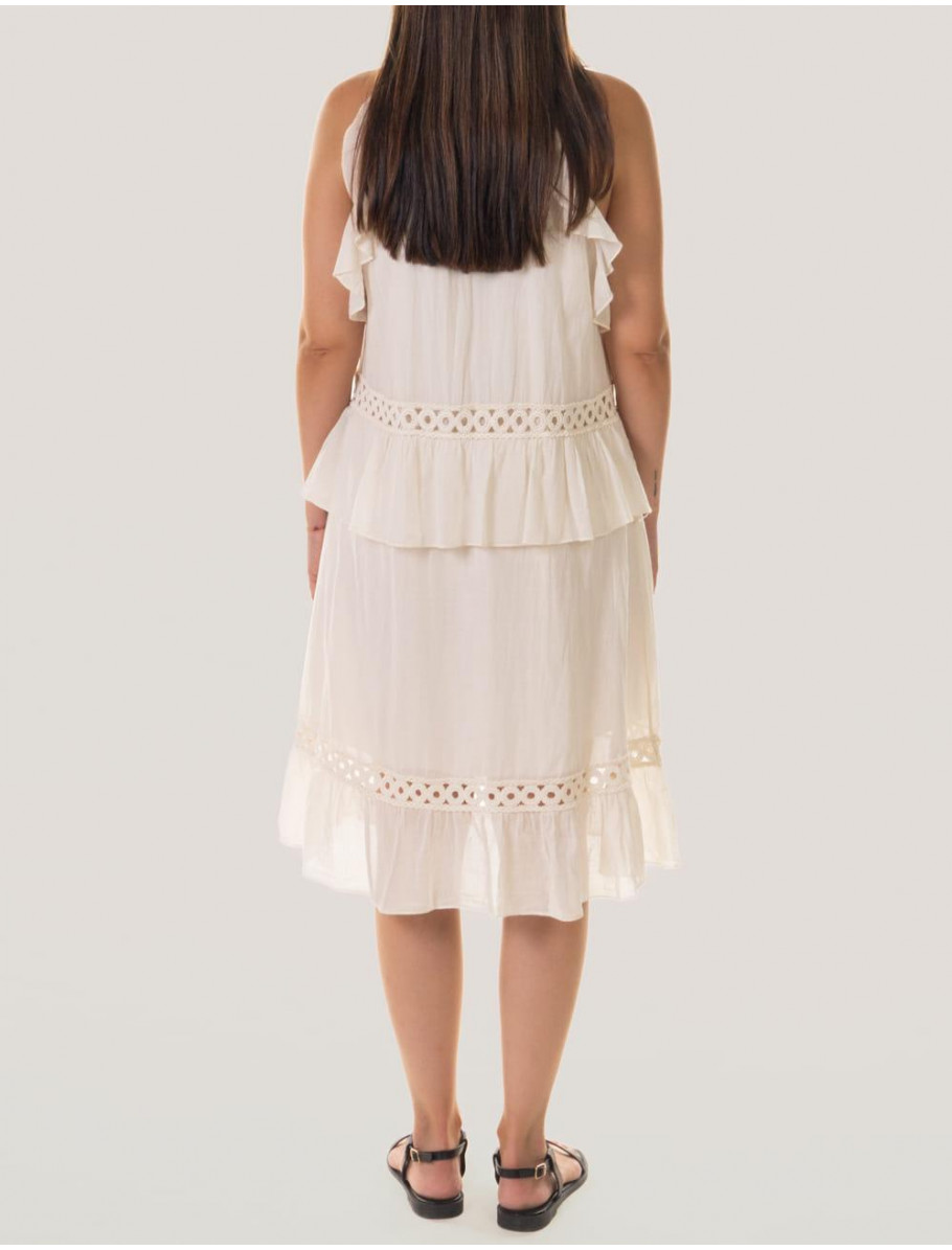 VESTIDO OBVIO DANSO BEIG