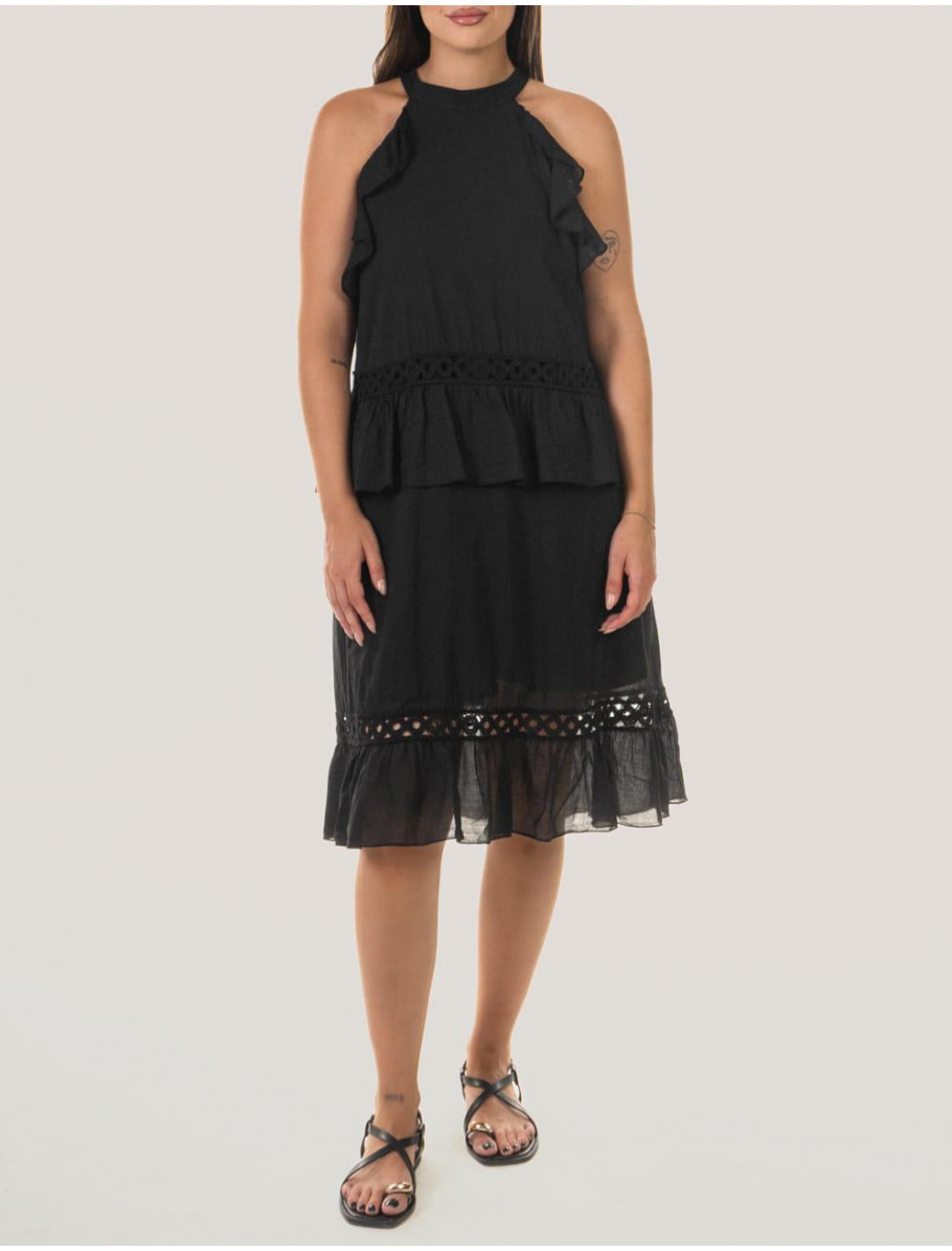 VESTIDO OBVIO DANSO NEGRO
