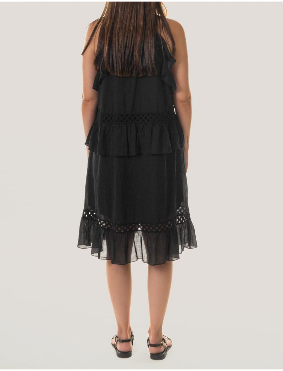 VESTIDO OBVIO DANSO NEGRO