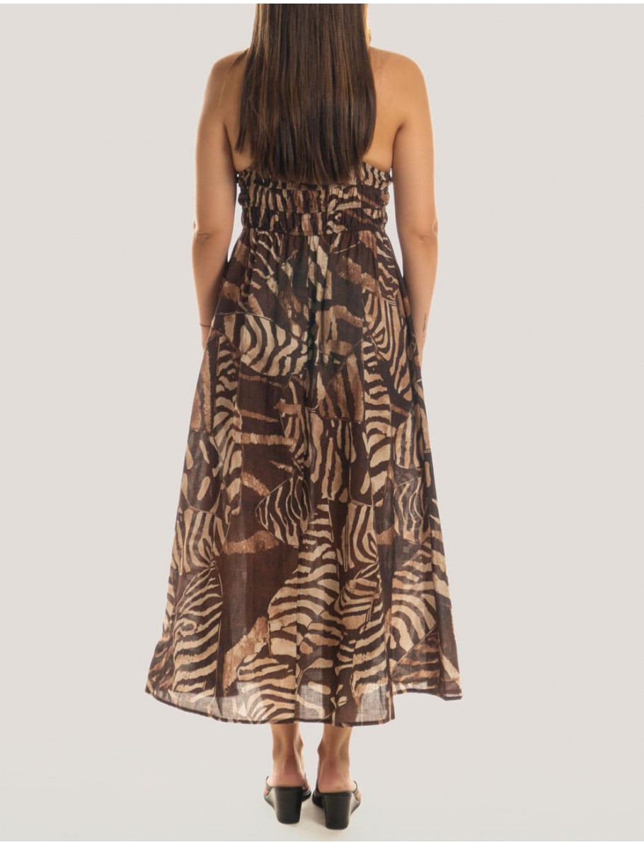 VESTIDO OBVIO SASA MARRoN
