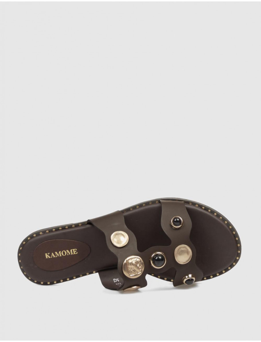 SANDALIA KAMOME TRENDS NERISSA MARRoN