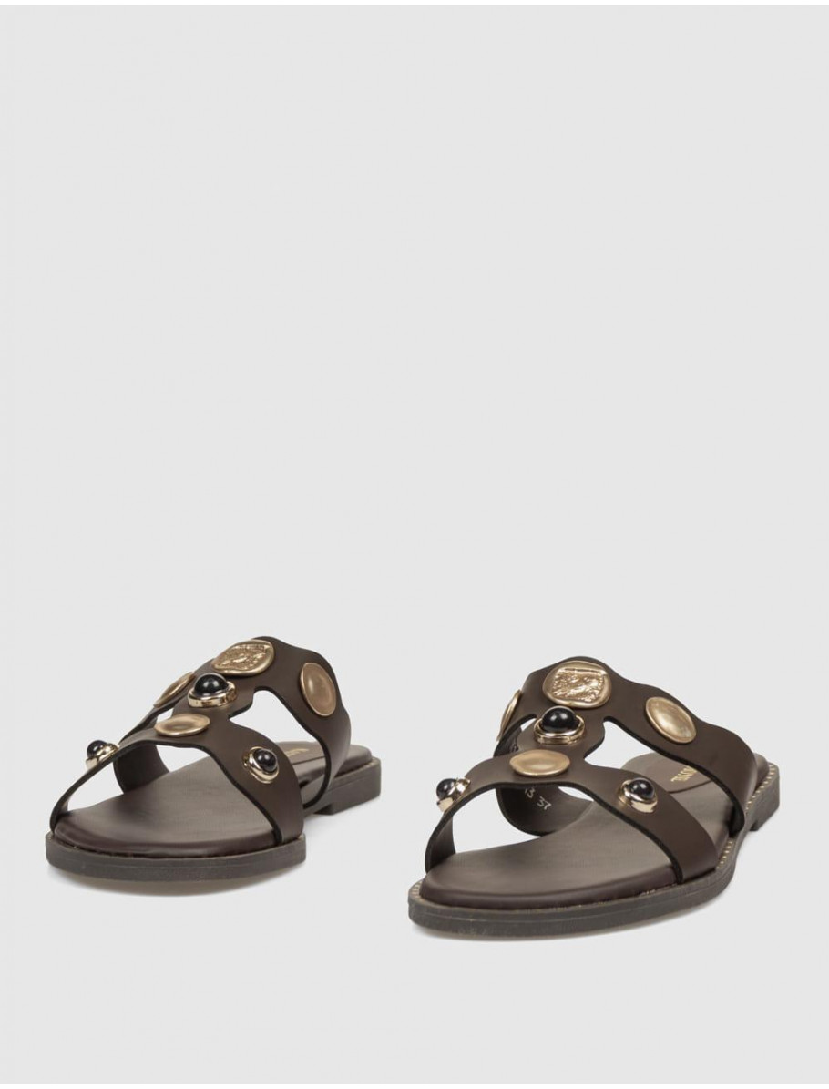 SANDALIA KAMOME TRENDS NERISSA MARRoN