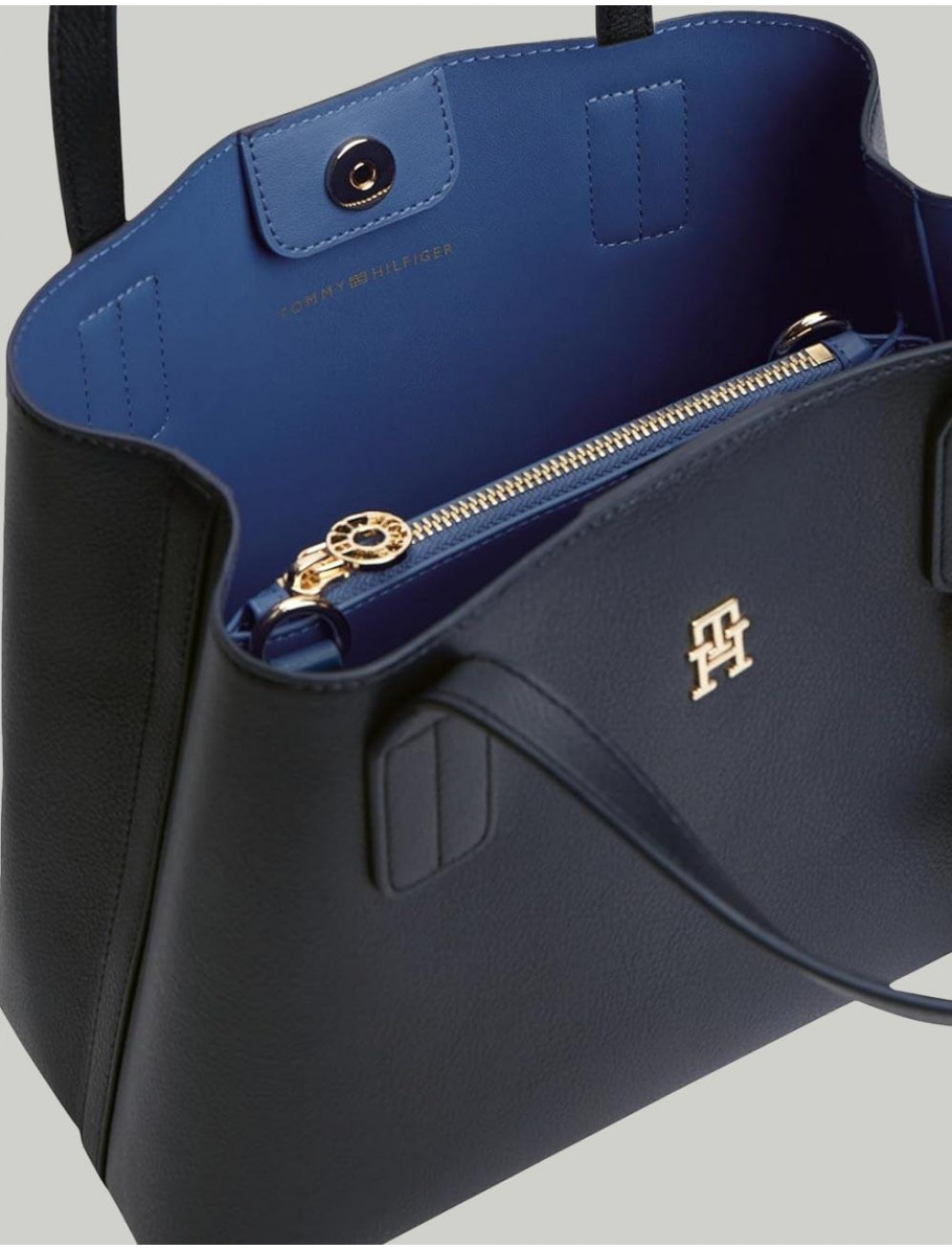 BOLSO TOMMY HILFIGER TH ICON MINI SATCHEL MARINO