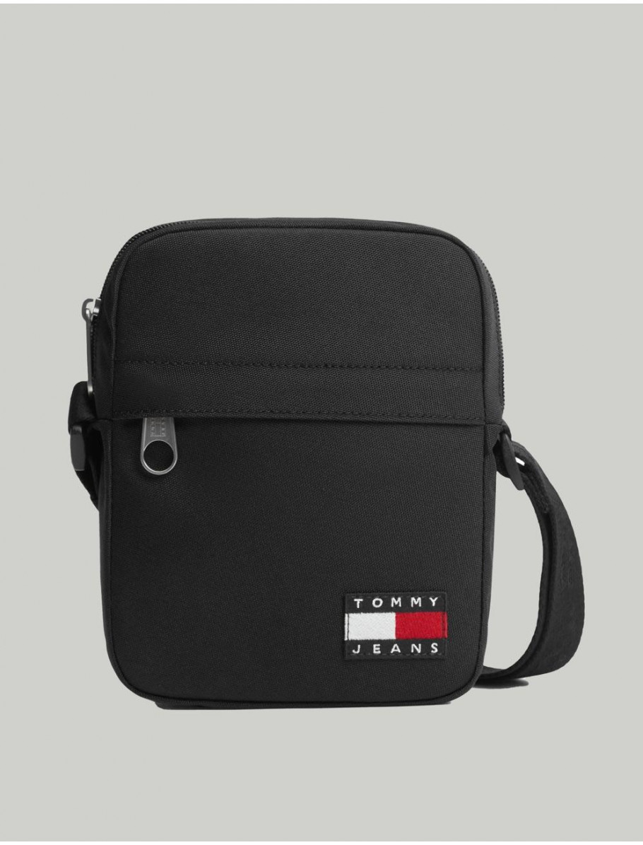 BANDOLERA TOMMY HILFIGER TJM ESS DAILY REPORTER NEGRO
