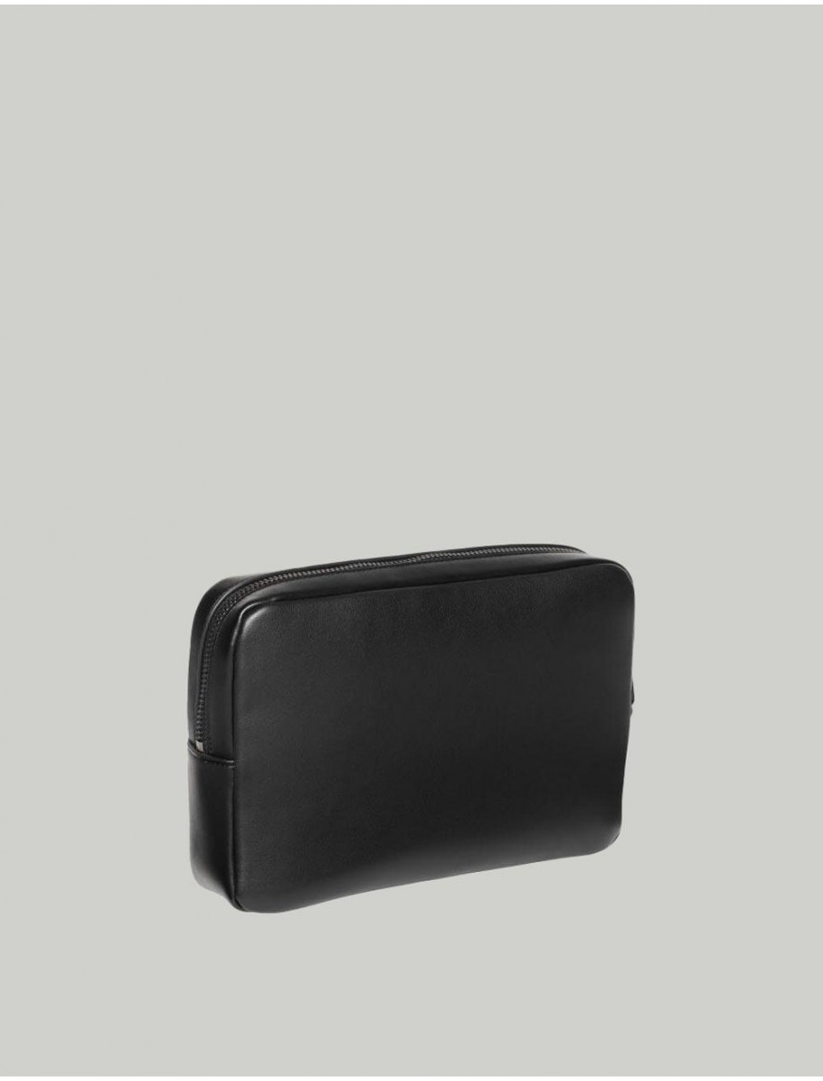 NECESER CALVIN KLEIN BOLD POUCH W HANDLE NEGRO